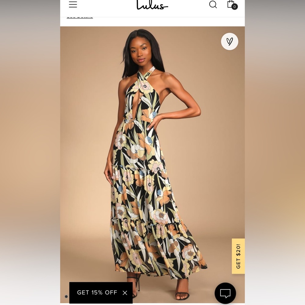 Lulus floral dress